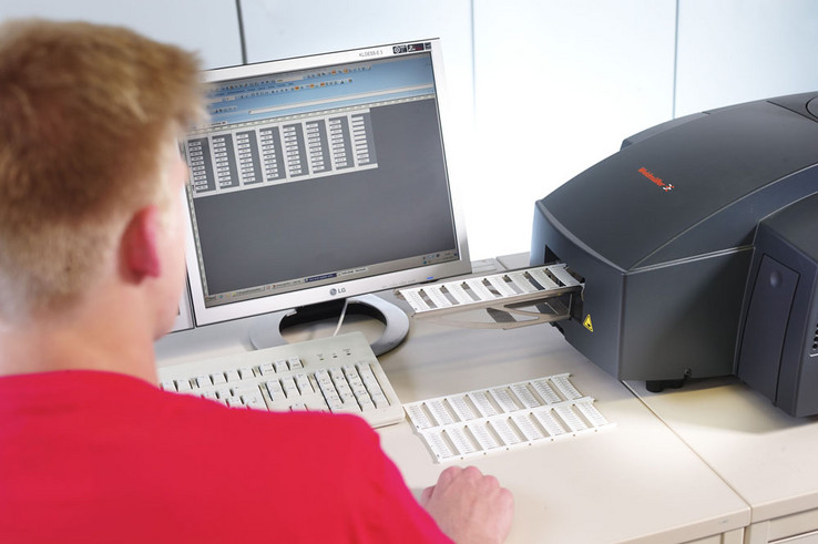 Automated plotting stations save personnel the effort of labelling the individual components.